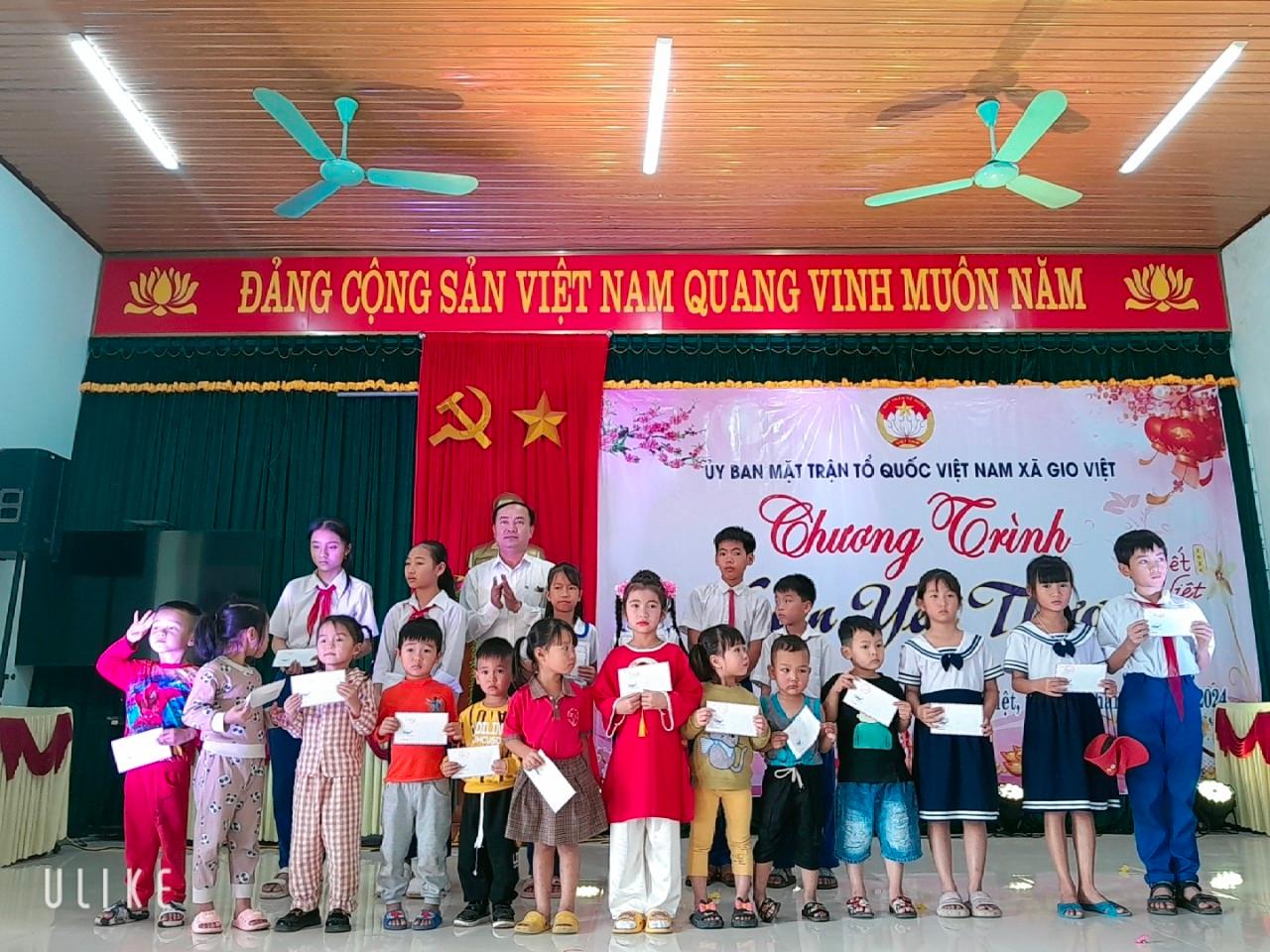 Nhiều Hoạt động Thiện Nguyện tổ chức Tại Xã Gio Việt dịp Tết Nguyên Đán Giáp Thìn 2024